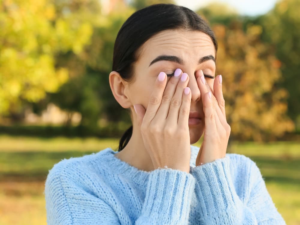 O que fazer em caso de alergia nos olhos?